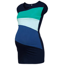 Load image into Gallery viewer, ENXI Summer Maternity Nursing Clothes Striped Sleeveless Thin Breastfeeding T-shirt For Pregnant Women Mother Feeding Top 3XL