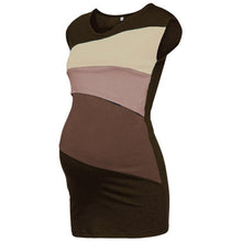 Load image into Gallery viewer, ENXI Summer Maternity Nursing Clothes Striped Sleeveless Thin Breastfeeding T-shirt For Pregnant Women Mother Feeding Top 3XL