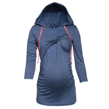 Load image into Gallery viewer, Telotuny summer Women Pregnant Maternity Nursing T-Shirts Breastfeeding clothing for pregnant women Short Sleeve Shirt JL 24