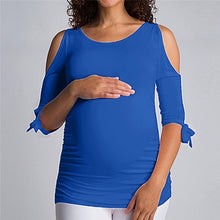 Load image into Gallery viewer, Telotuny clothes for pregnant women Half Sleeve women nursing top maternity clothes for pregnant women maternity clothes Dec28