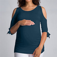 Load image into Gallery viewer, Telotuny clothes for pregnant women Half Sleeve women nursing top maternity clothes for pregnant women maternity clothes Dec28
