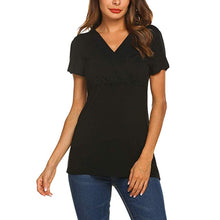 Load image into Gallery viewer, vetement femme 2019 Women Pregnant Maternity Nursing tops clothes Stripe Breastfeeding Top T-Shirt Blouse ropa de mujer clothes