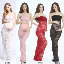 Load image into Gallery viewer, Lace Summer Pregnant Dress Maternity