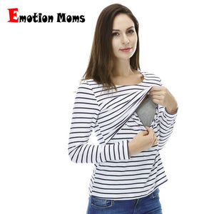 Emotion Moms Fashion pregnancy Maternity Clothes Maternity Tops/T-shirt Breastfeeding shirt Nursing Tops for pregnant women